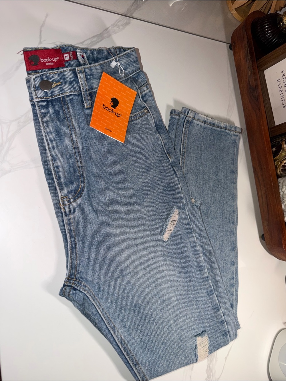Light Blue Skinny Jeans for Women